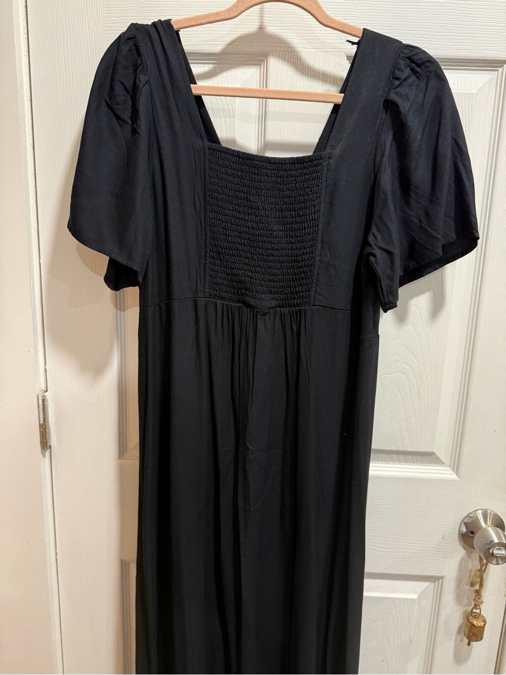 NWOT- Button Down Crepe Midi Dress - Picture 9 of 12